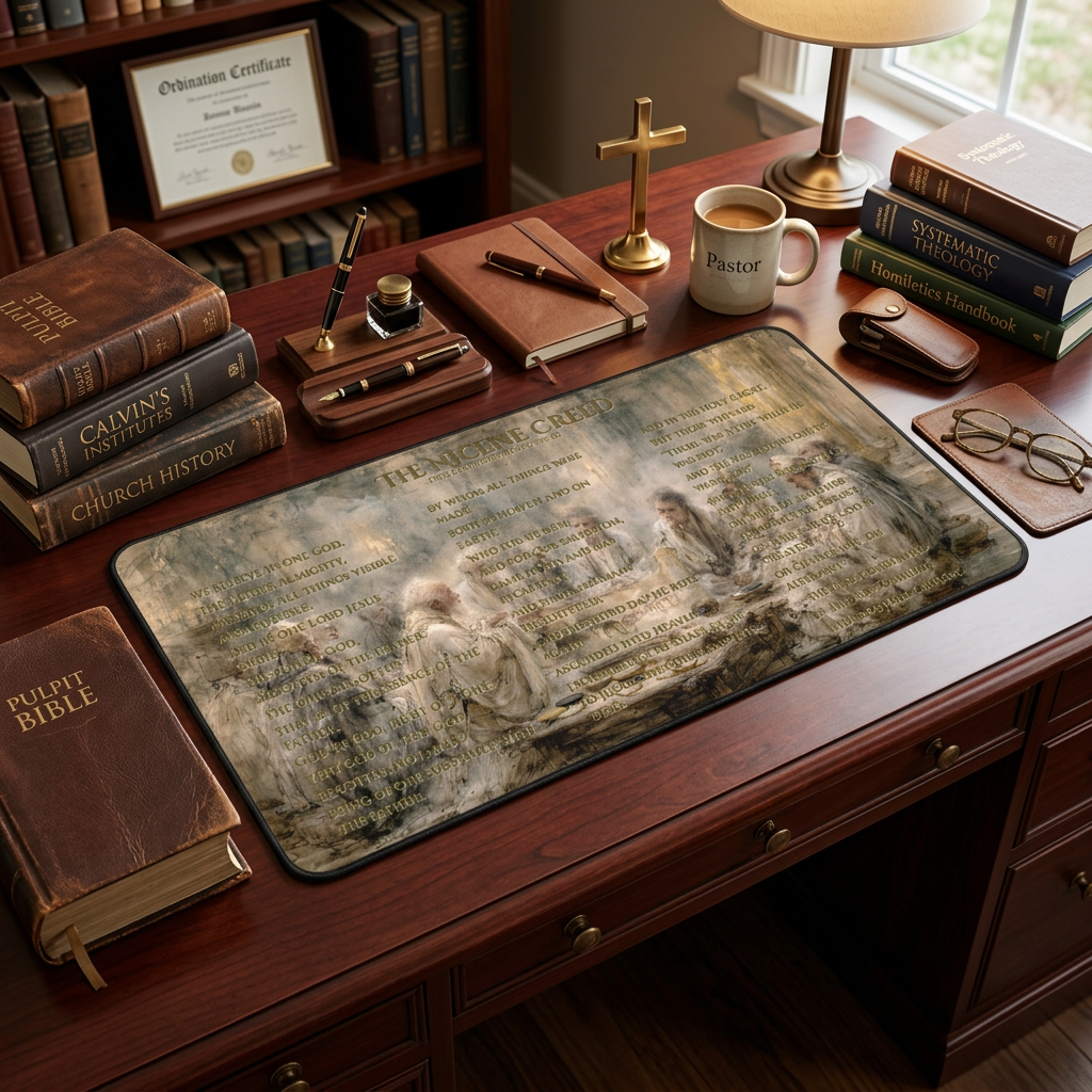 Nicene Creed Desk Mat, First Council of Nicaea 325AD