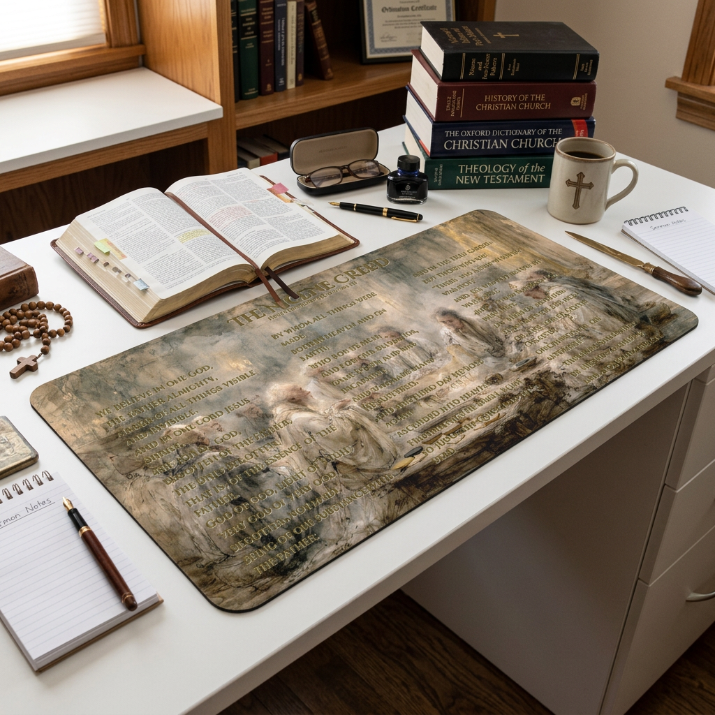 Nicene Creed Desk Mat, First Council of Nicaea 325AD