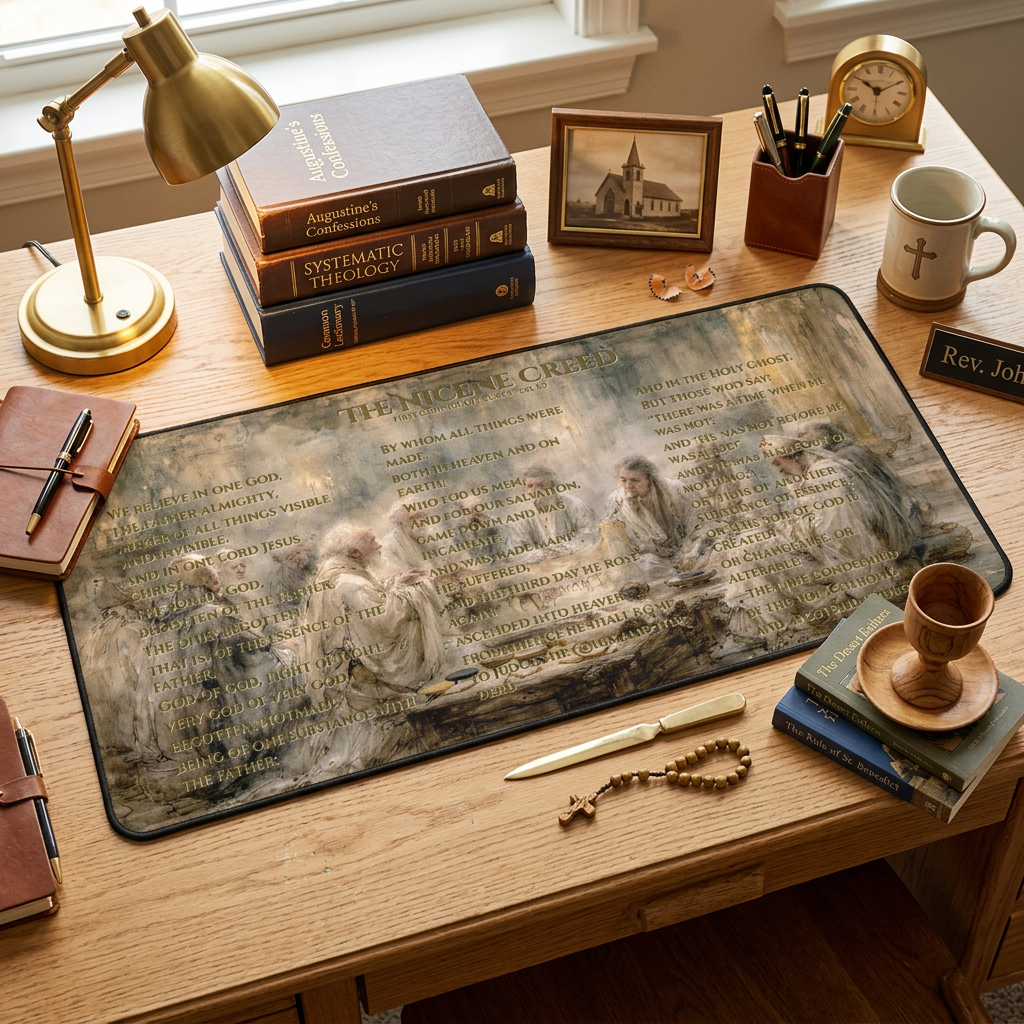 Nicene Creed Desk Mat, First Council of Nicaea 325AD