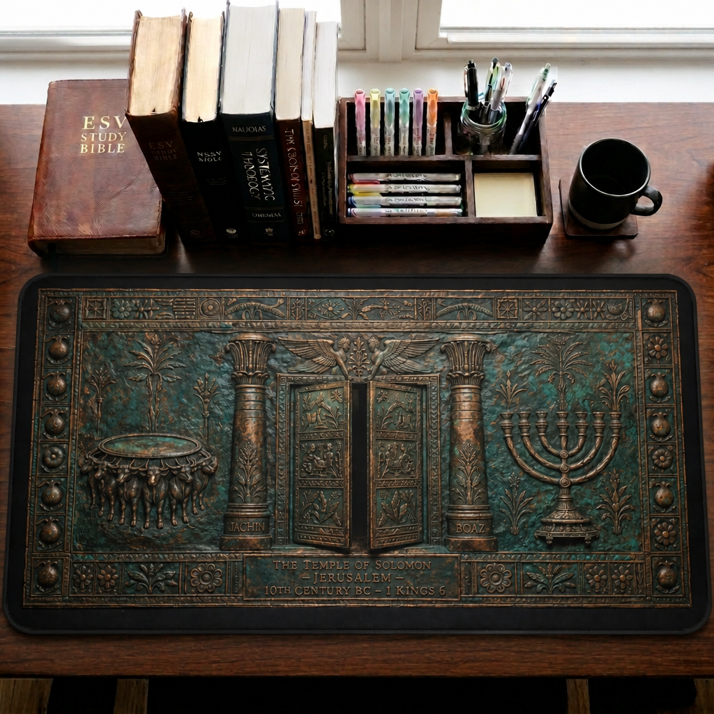 Temple of Solomon Desk Mat
