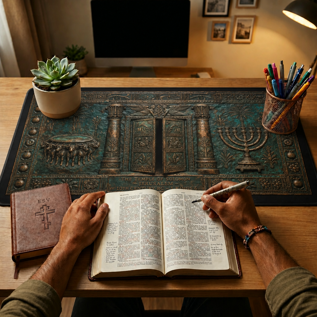 Temple of Solomon Desk Mat