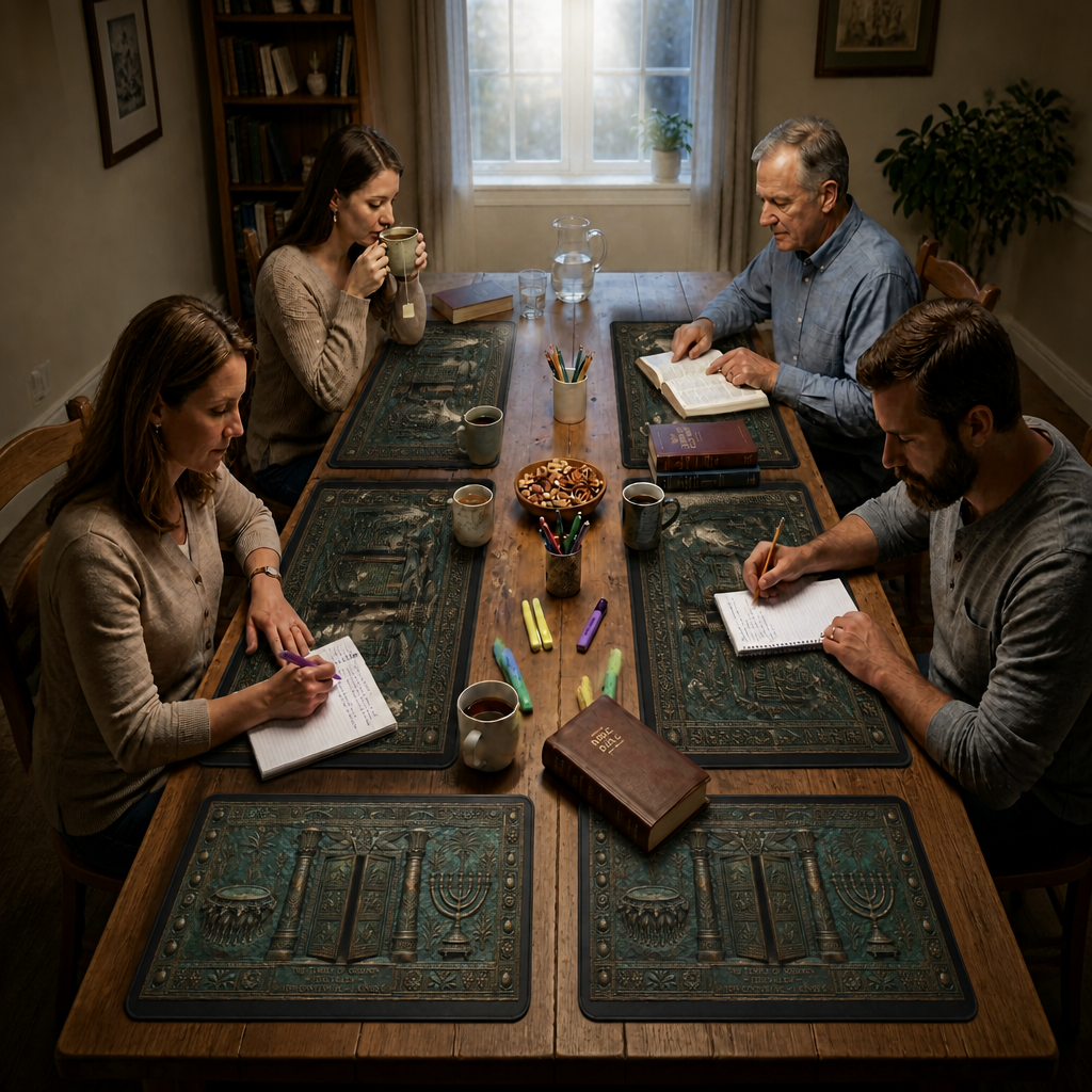 Temple of Solomon Desk Mat