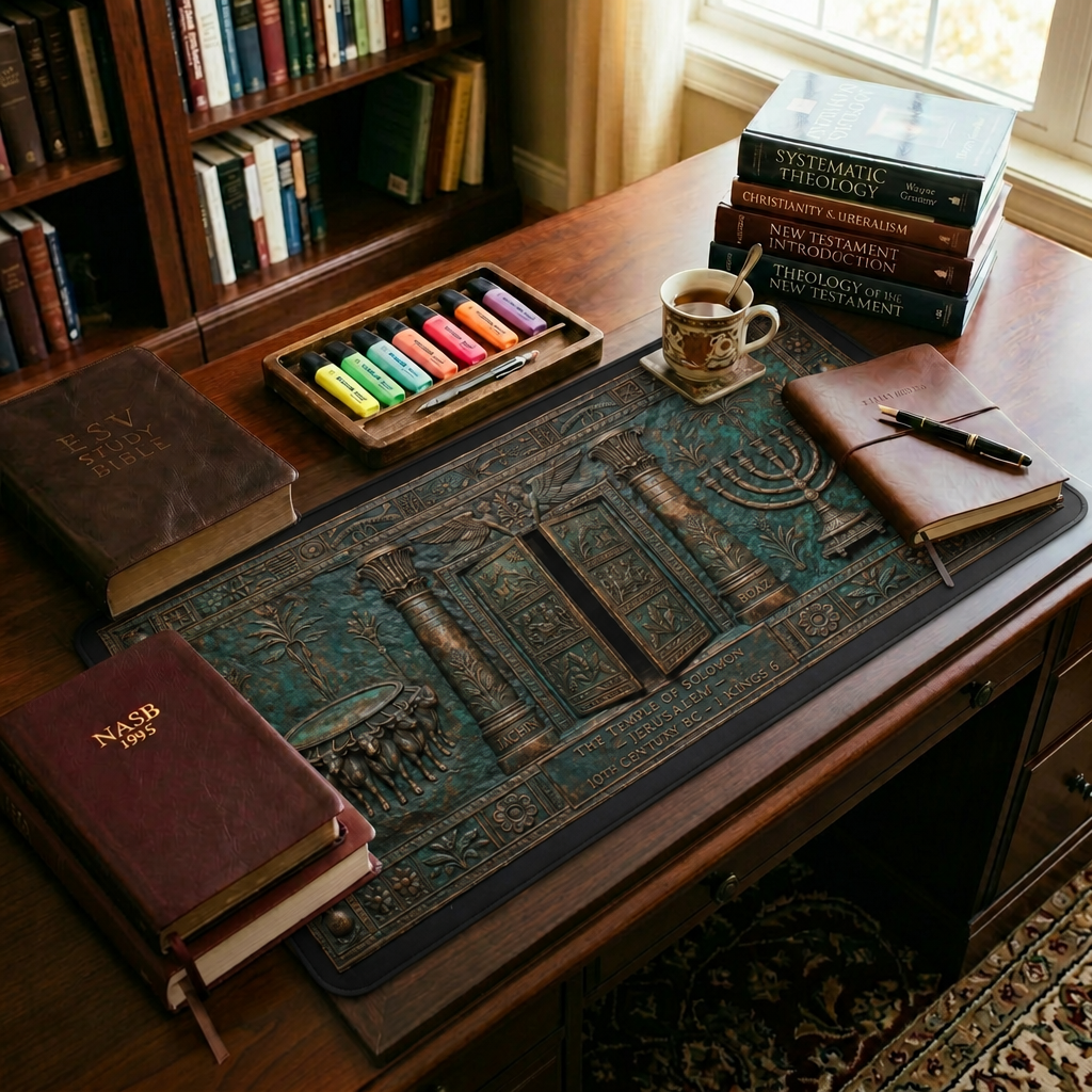 Temple of Solomon Desk Mat