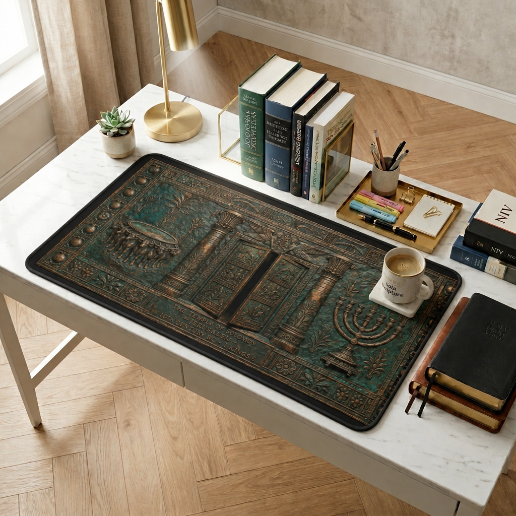 Temple of Solomon Desk Mat