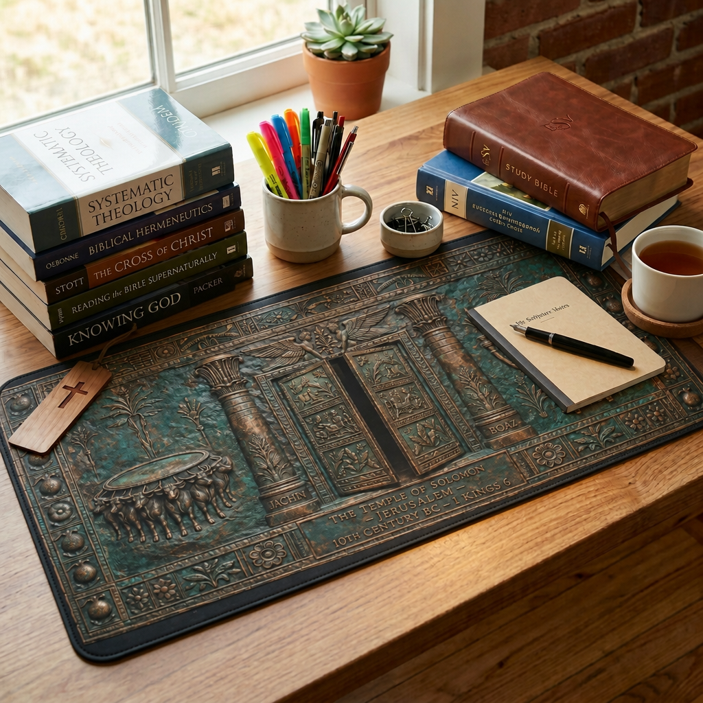 Temple of Solomon Desk Mat