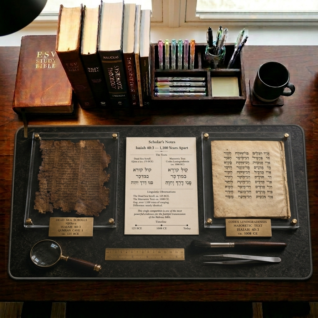 Dead Sea Scrolls & Codex Leningradensis Desk Mat