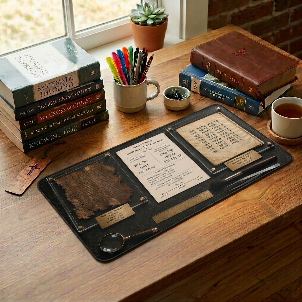 Dead Sea Scrolls & Codex Leningradensis Desk Mat