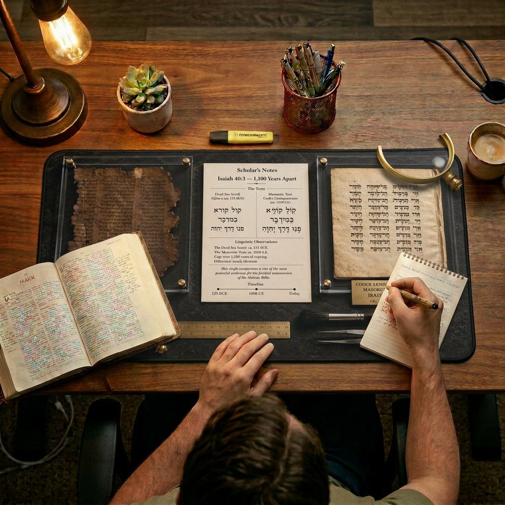 Dead Sea Scrolls & Codex Leningradensis Desk Mat