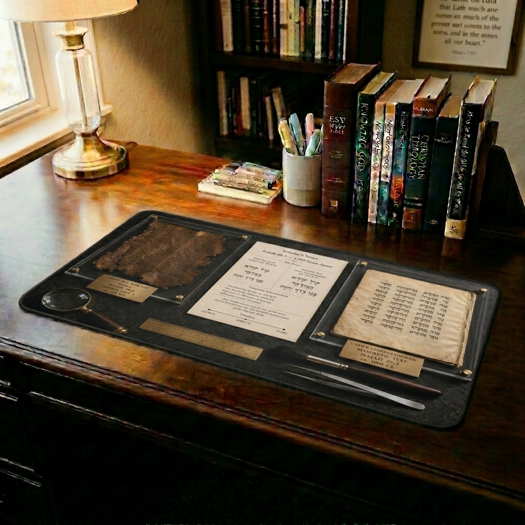 Dead Sea Scrolls & Codex Leningradensis Desk Mat