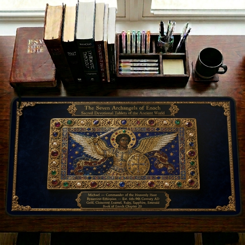 Archangel Michael Desk Mat
