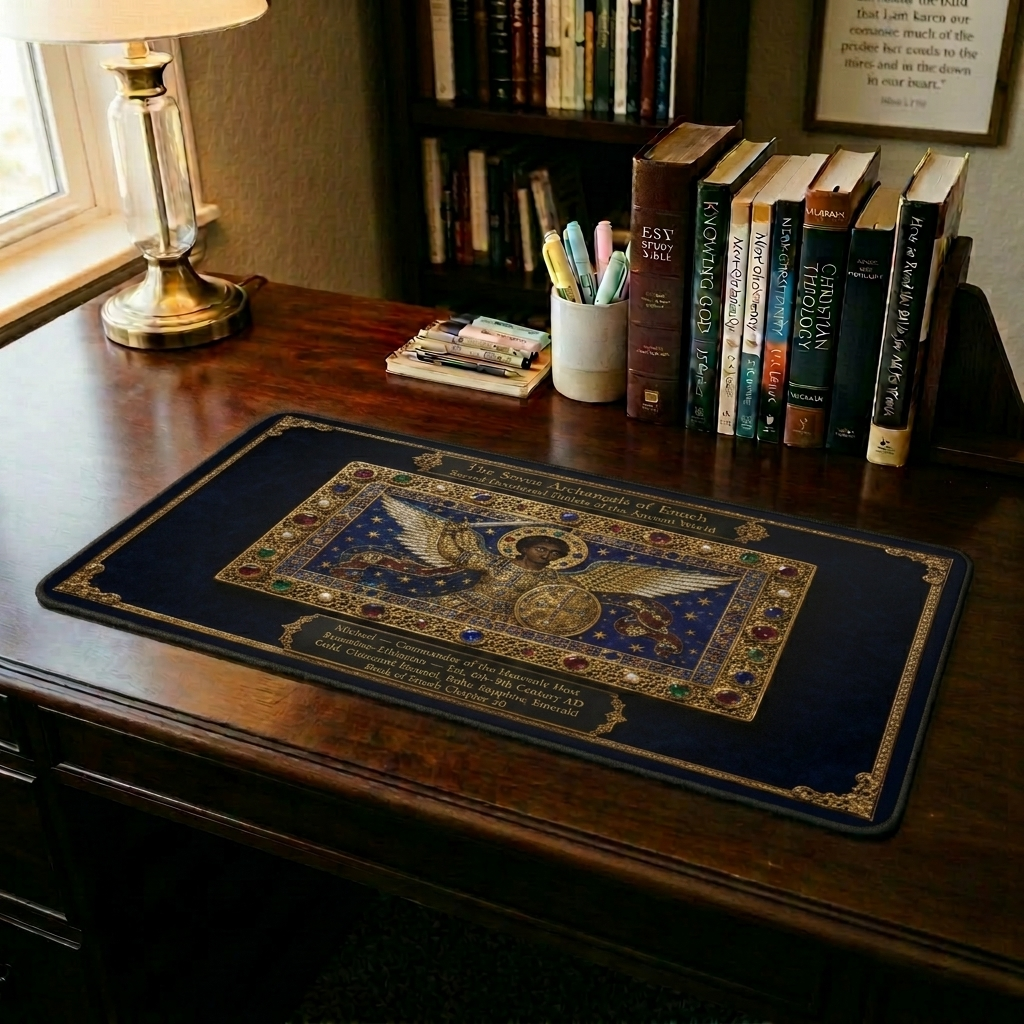 Archangel Michael Desk Mat