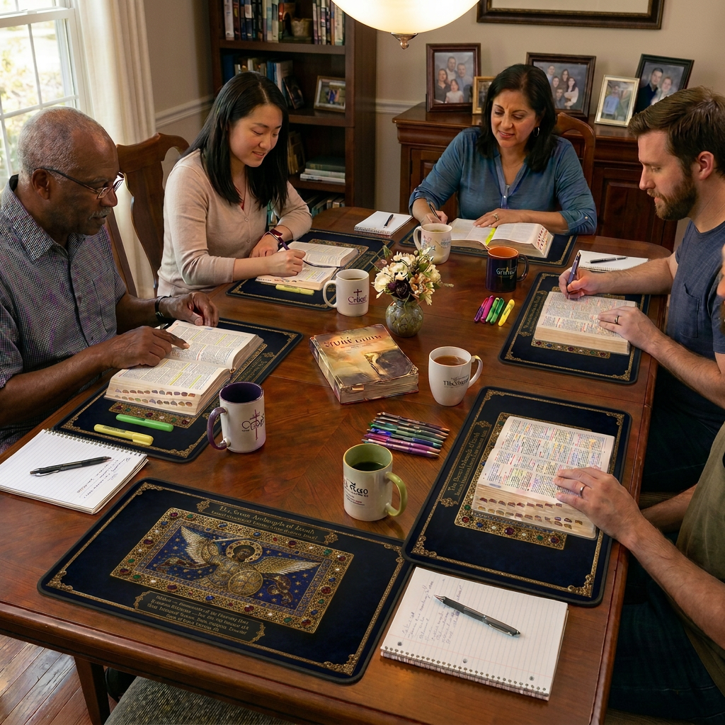 Archangel Michael Desk Mat
