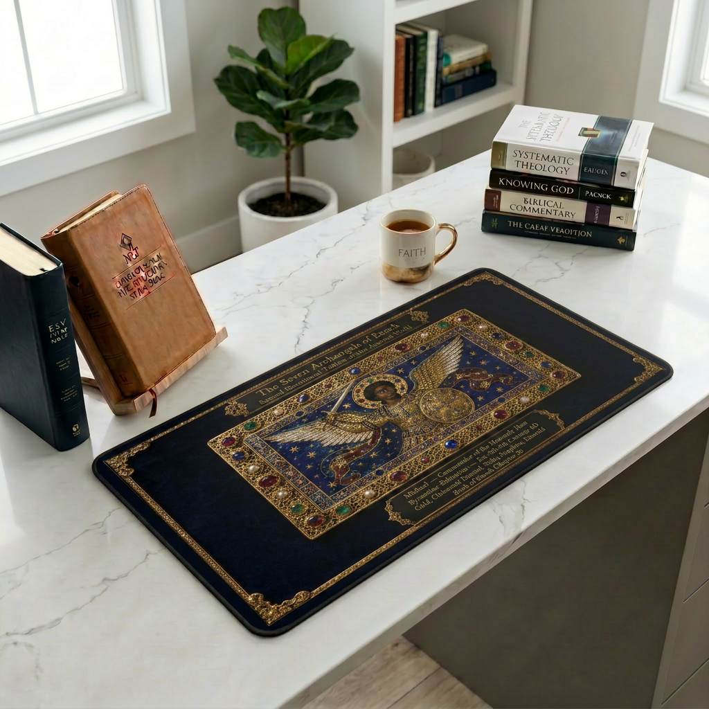 Archangel Michael Desk Mat