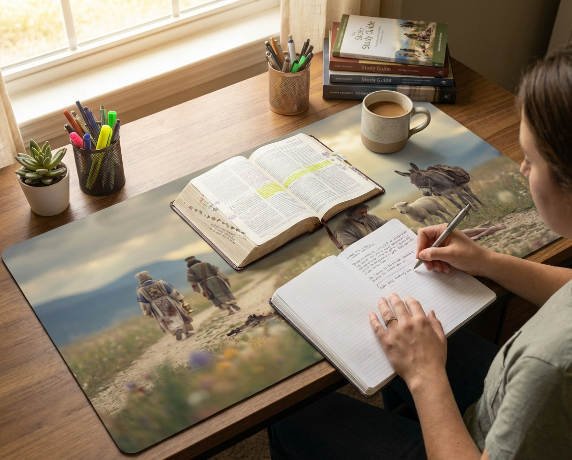 The Good Samaritan Desk Mat