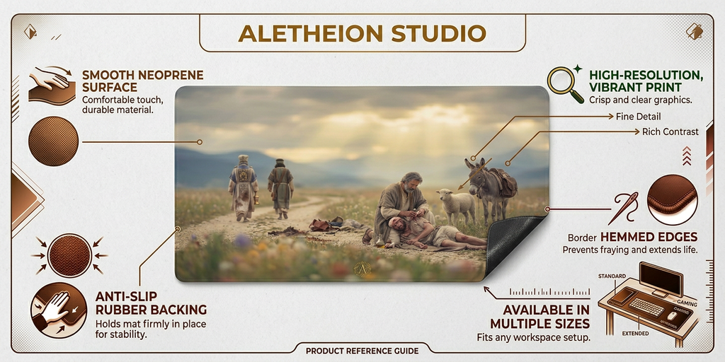 The Good Samaritan Desk Mat