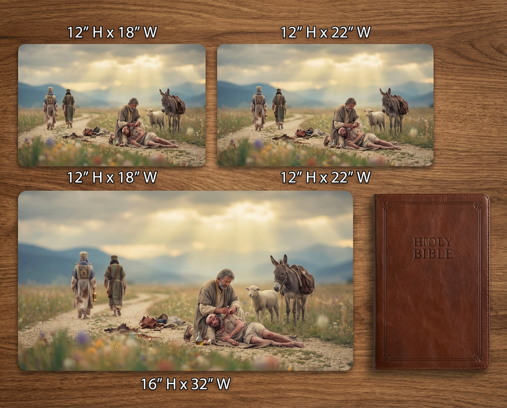 The Good Samaritan Desk Mat