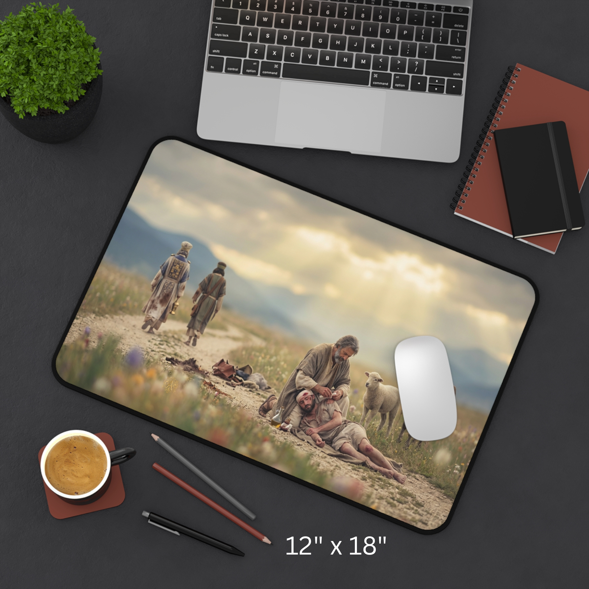 The Good Samaritan Desk Mat