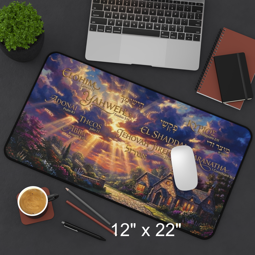Names of God Desk Mat