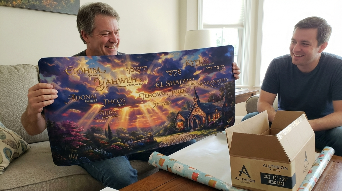 Names of God Desk Mat