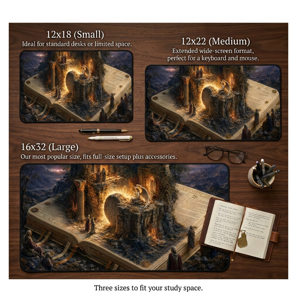 The Resurrection Desk Mat - Illuminated Bible