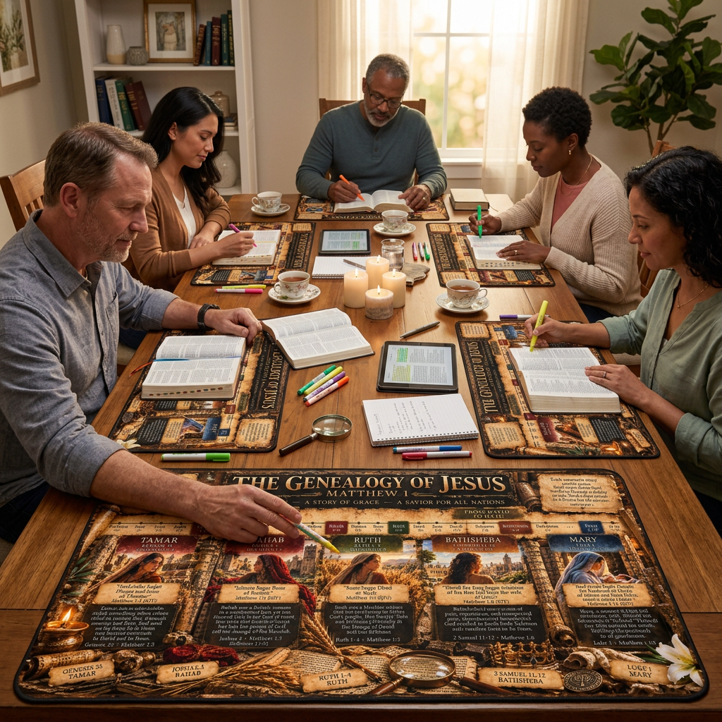 Women in the Genealogy of Jesus Desk Mat