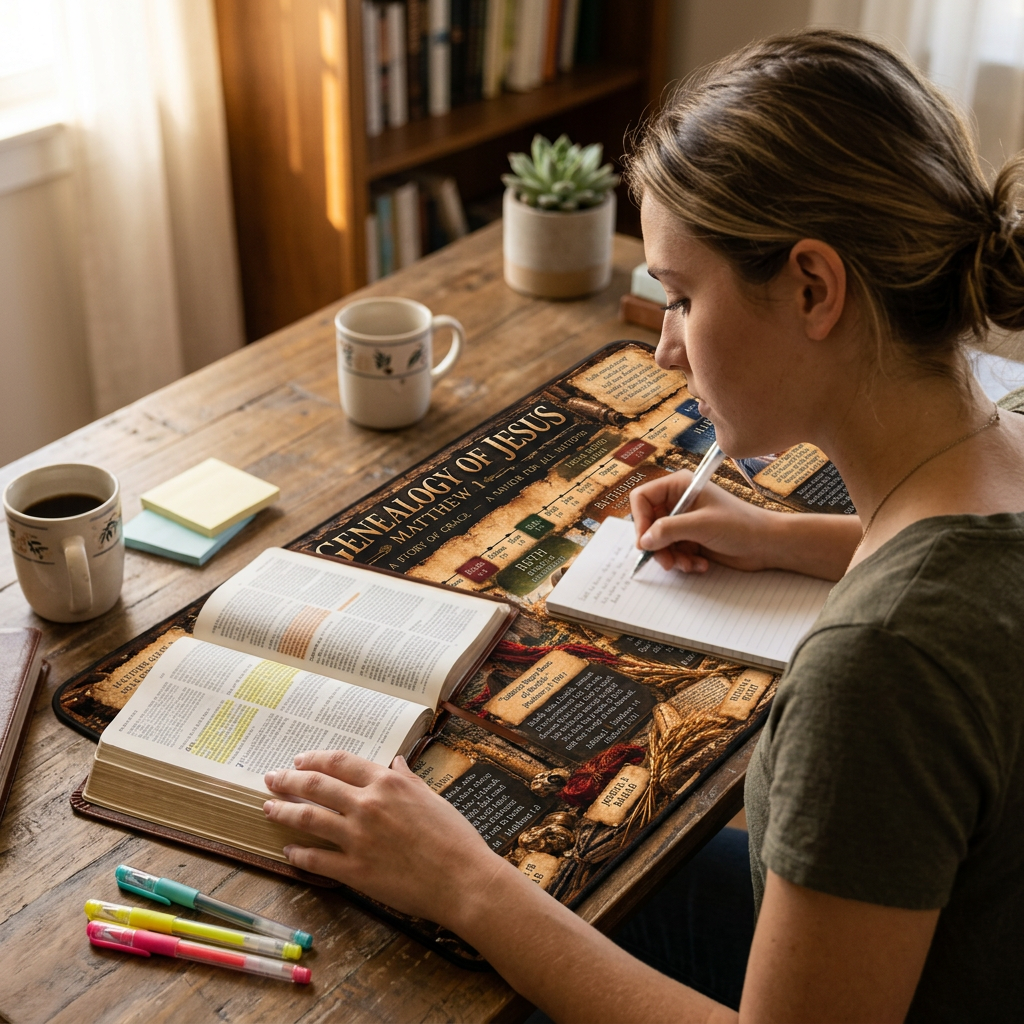 Women in the Genealogy of Jesus Desk Mat