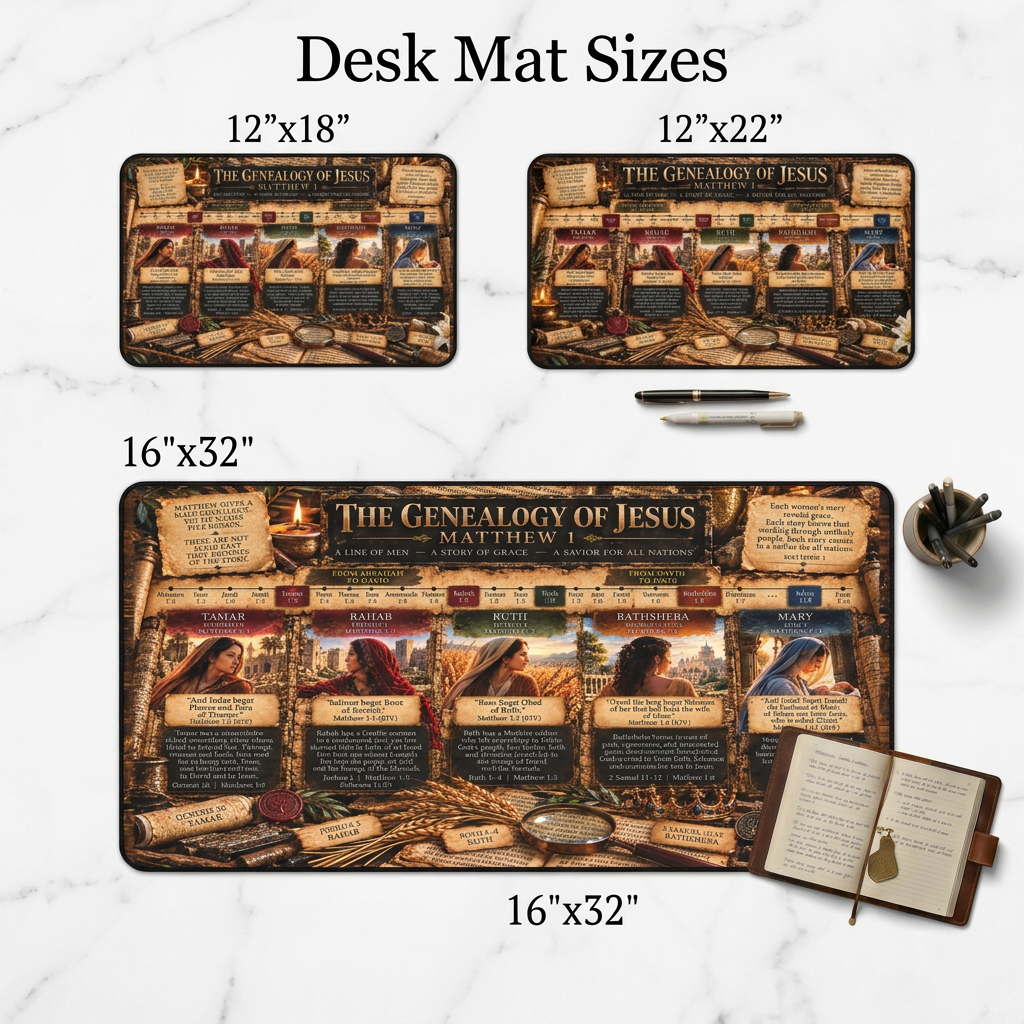 Women in the Genealogy of Jesus Desk Mat