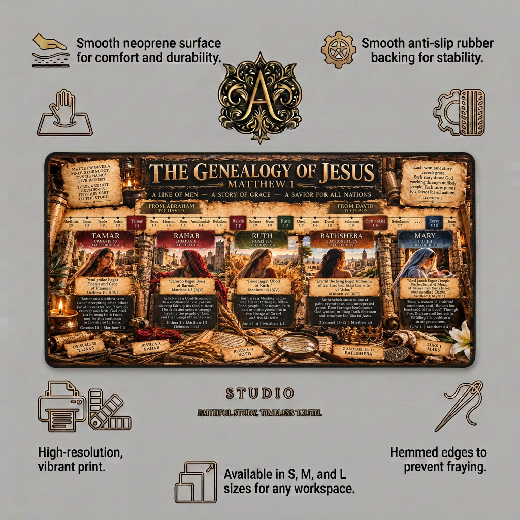 Women in the Genealogy of Jesus Desk Mat