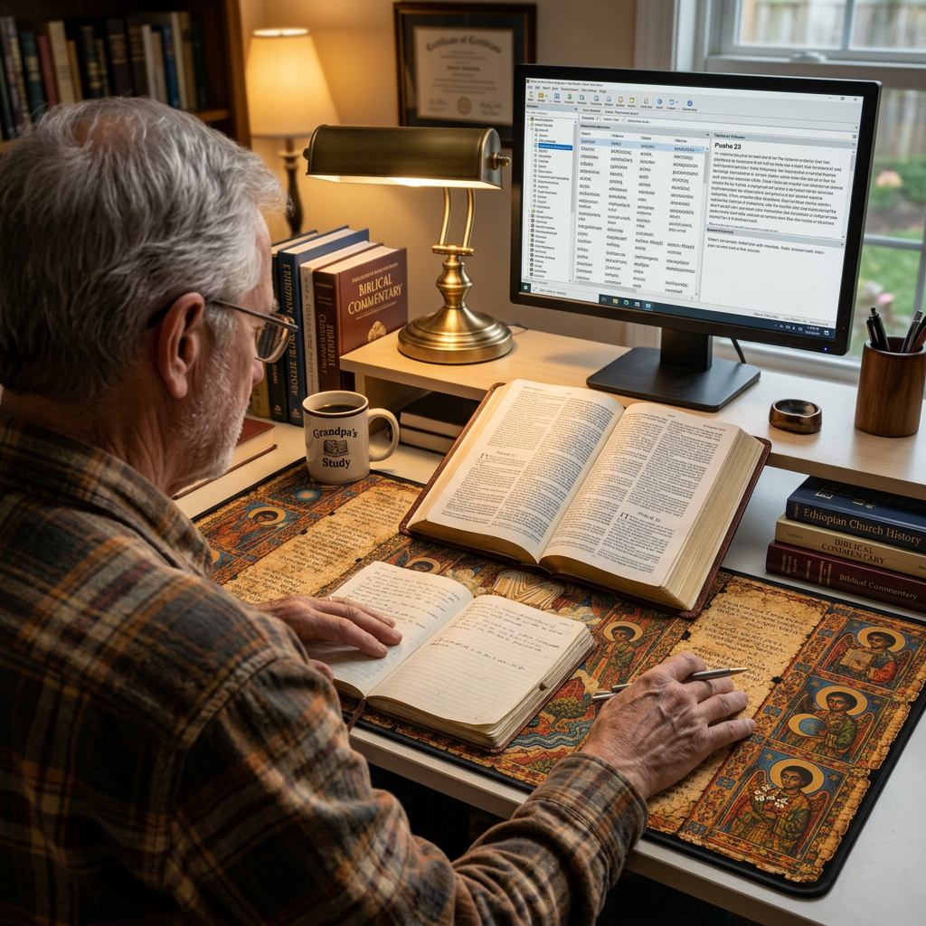 Ethiopian Bible Book of Enoch Desk Mat