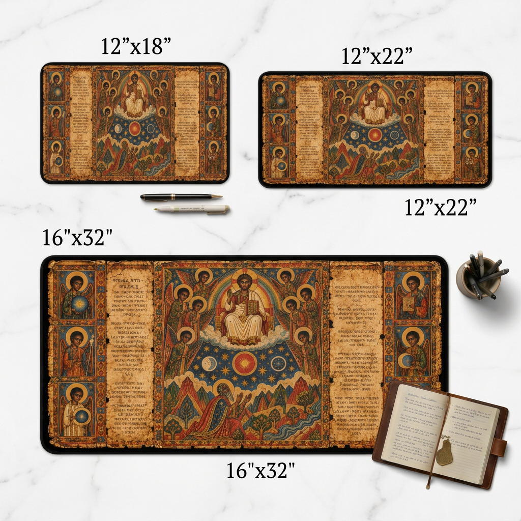 Ethiopian Bible Book of Enoch Desk Mat