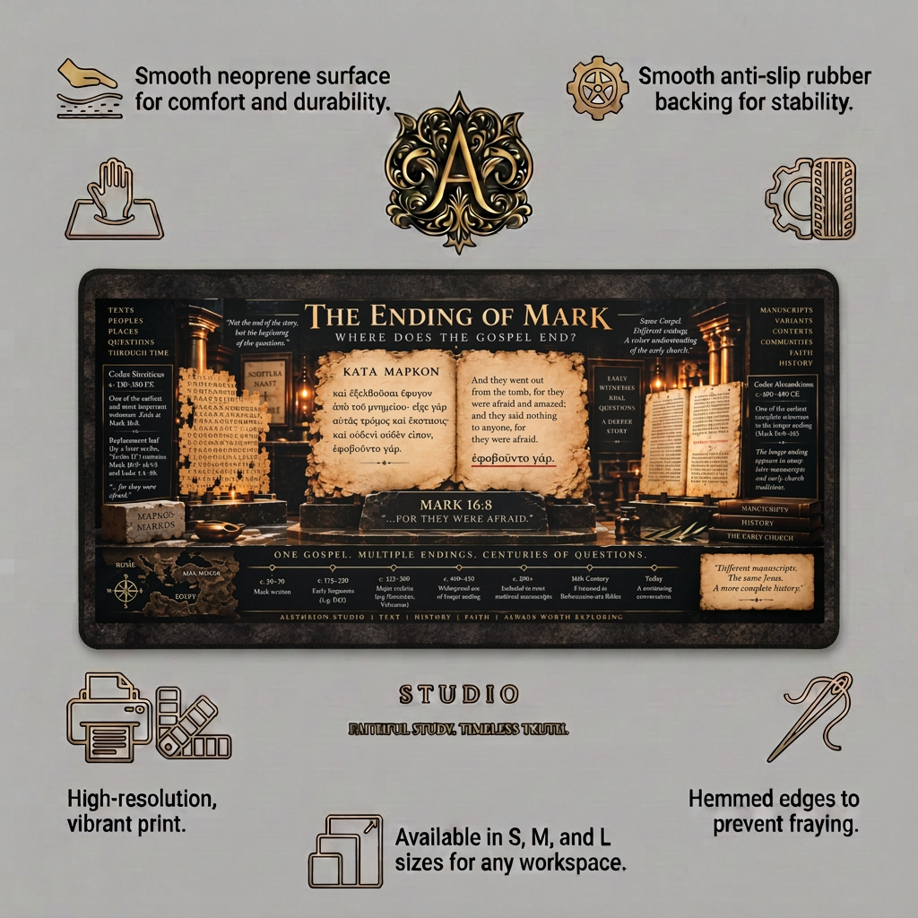 The Ending of Mark Desk Mat