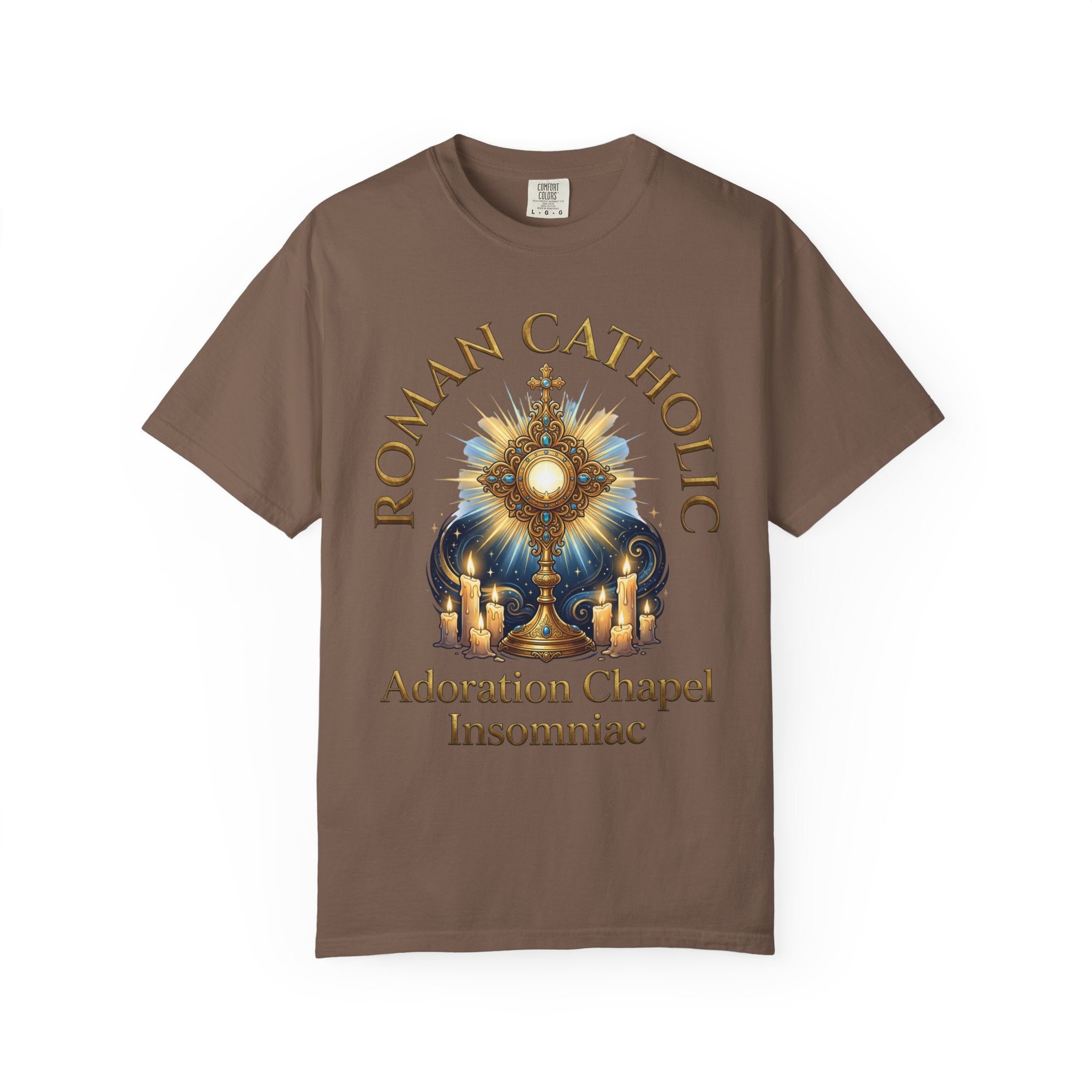 ROMAN CATHOLIC T-Shirt: Adoration Chapel Insomniac