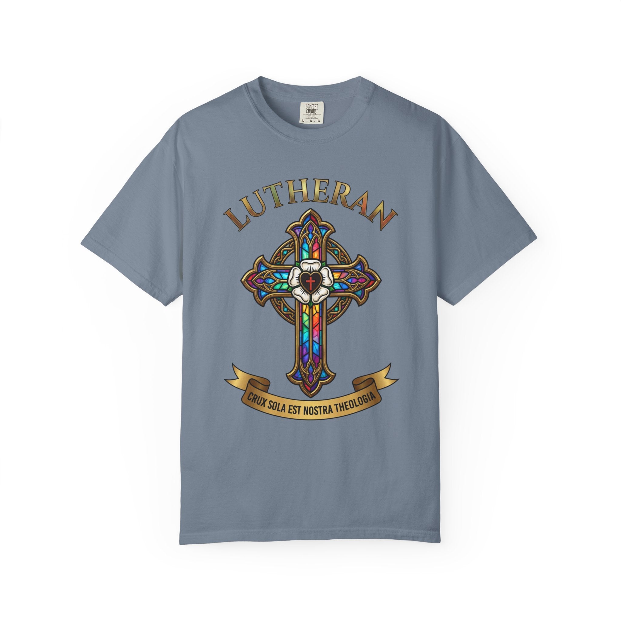 LUTHERAN T-Shirt: Crux Sola Est Nostra Theologia
