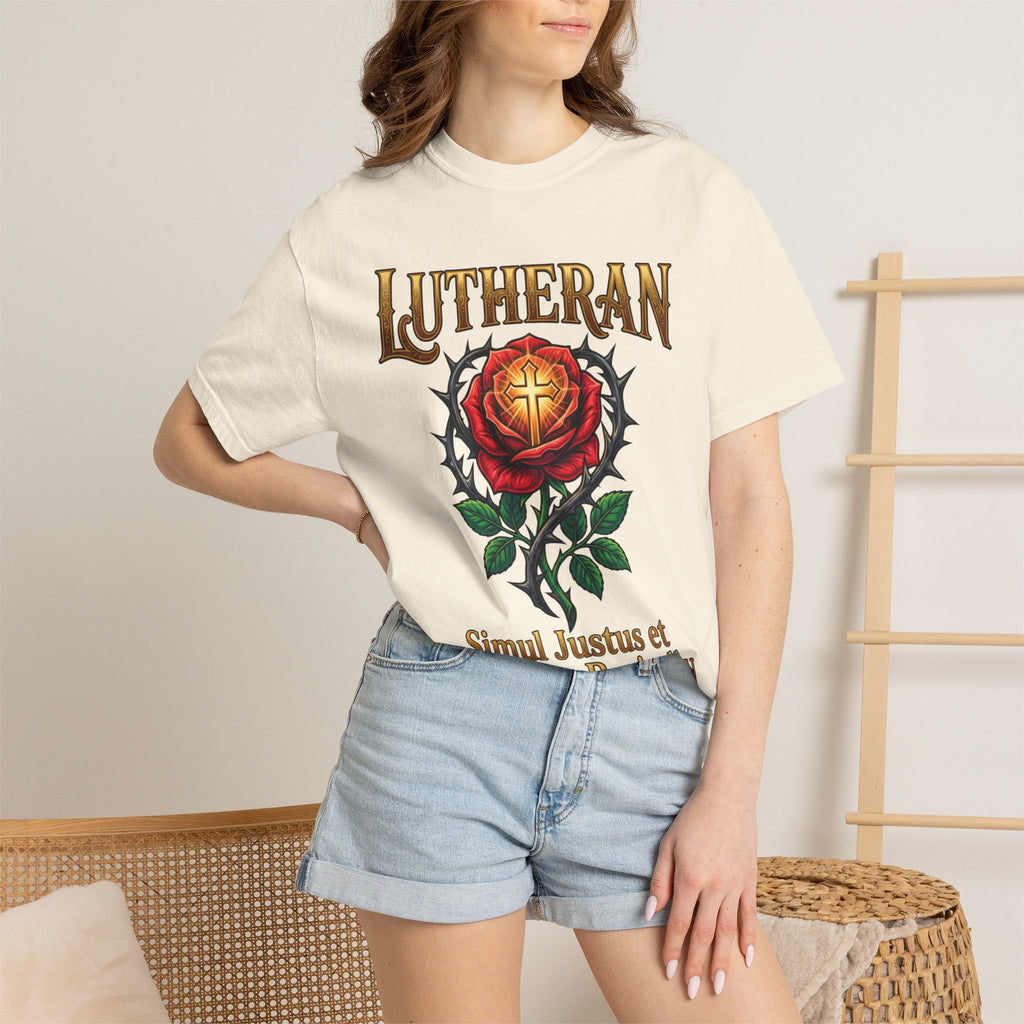 LUTHERAN T-Shirt: Simul Justus Et Peccator Basically