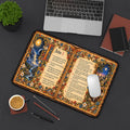 John 1 Illuminated Manuscript Desk Mat