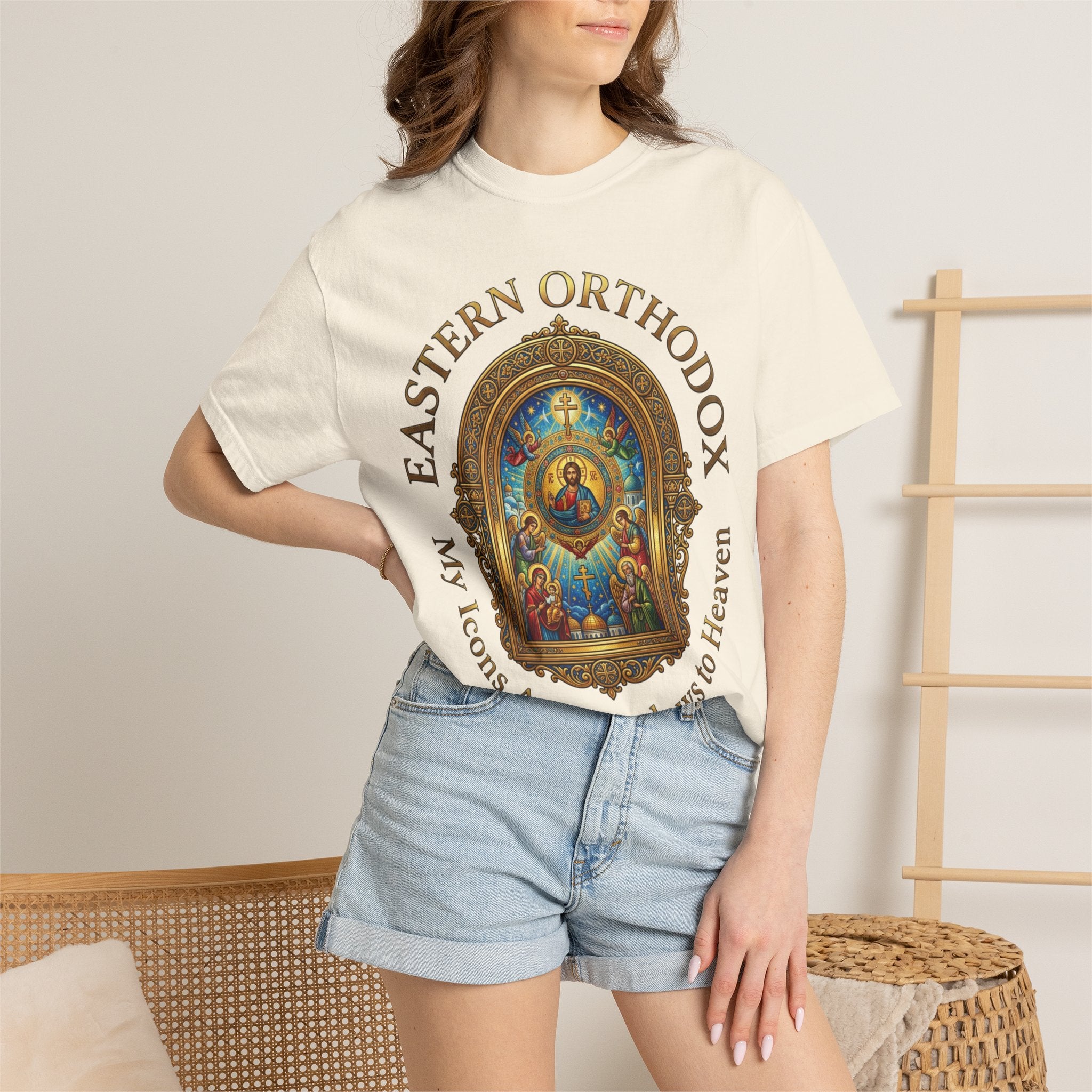 EASTERN ORTHODOX T-Shirt: My Icons Are a Window to Heaven