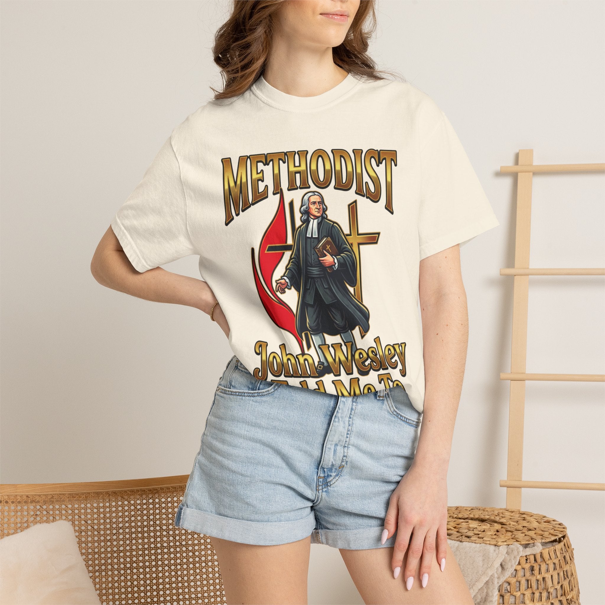 METHODIST T-Shirt: John Wesley Told Me To