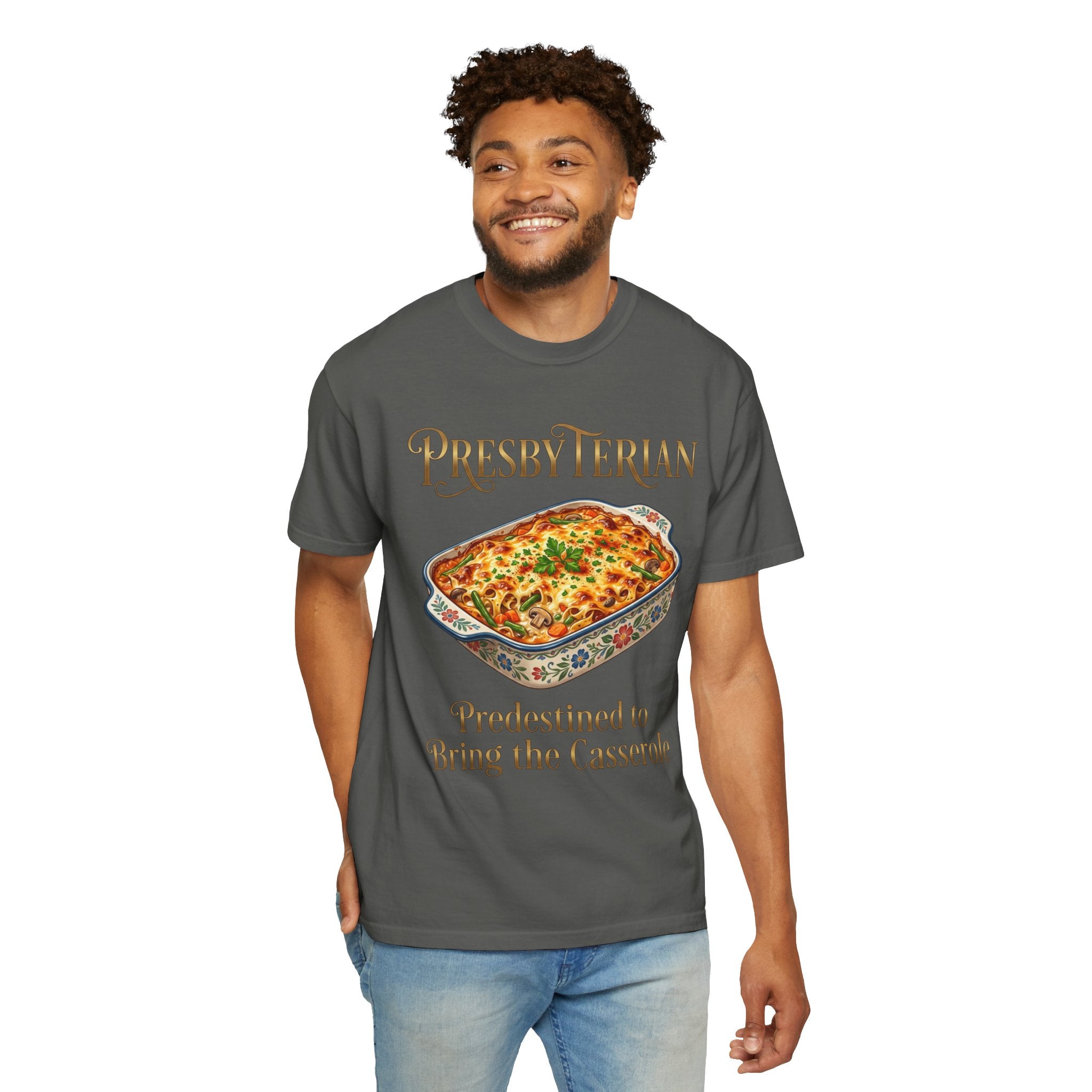 PRESBYTERIAN T-Shirt: Predestined to Bring the Casserole