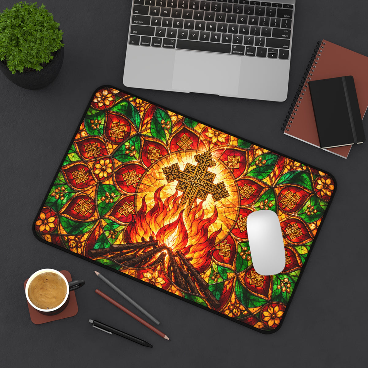 Ethiopian Meskel Festival Desk Mat