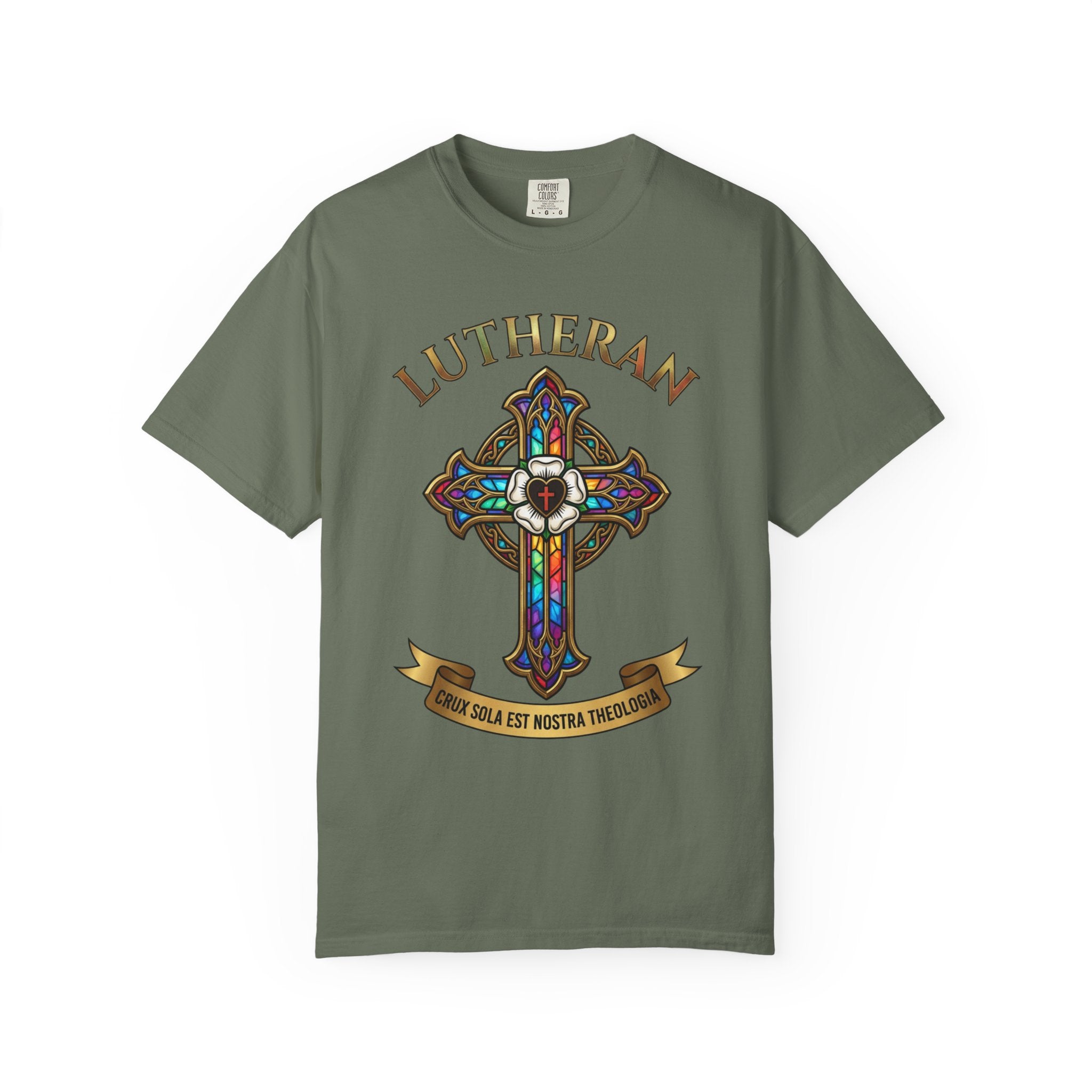 LUTHERAN T-Shirt: Crux Sola Est Nostra Theologia
