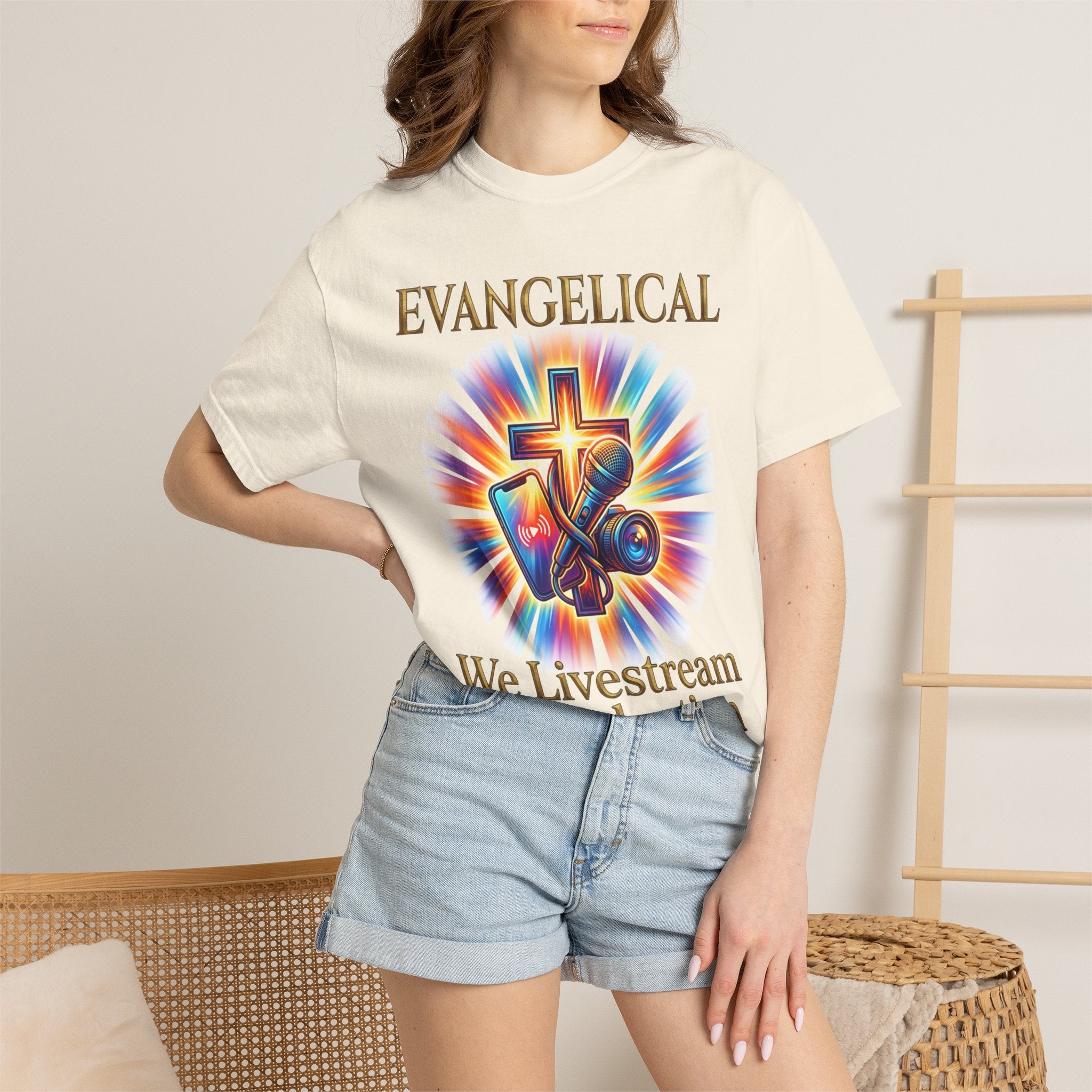 EVANGELICAL T-Shirt: We Livestream Our Salvation