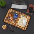 Luke 2 Illuminated Manuscript Desk Mat