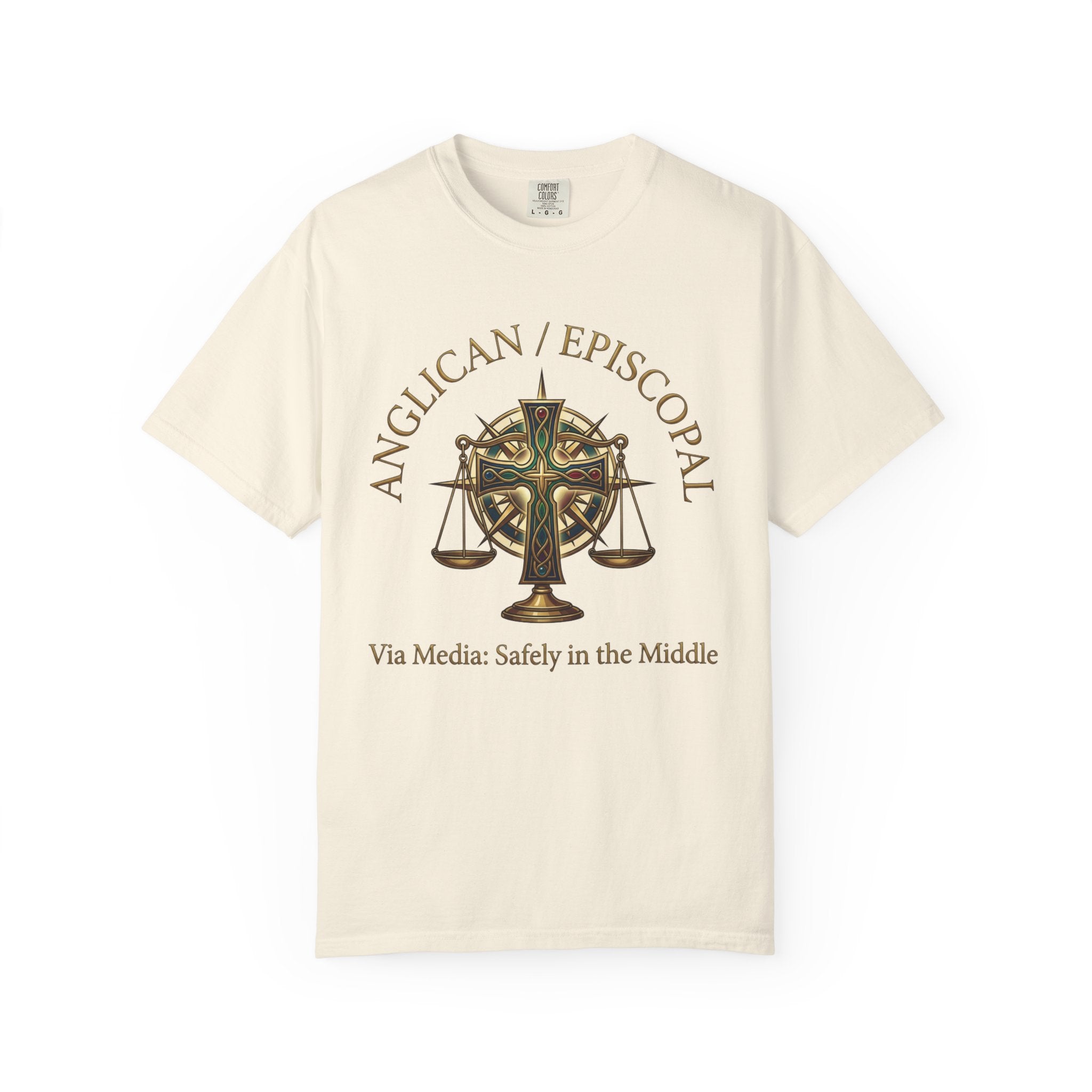 ANGLICAN EPISCOPAL T-Shirt: Via Media Safely in the Middle