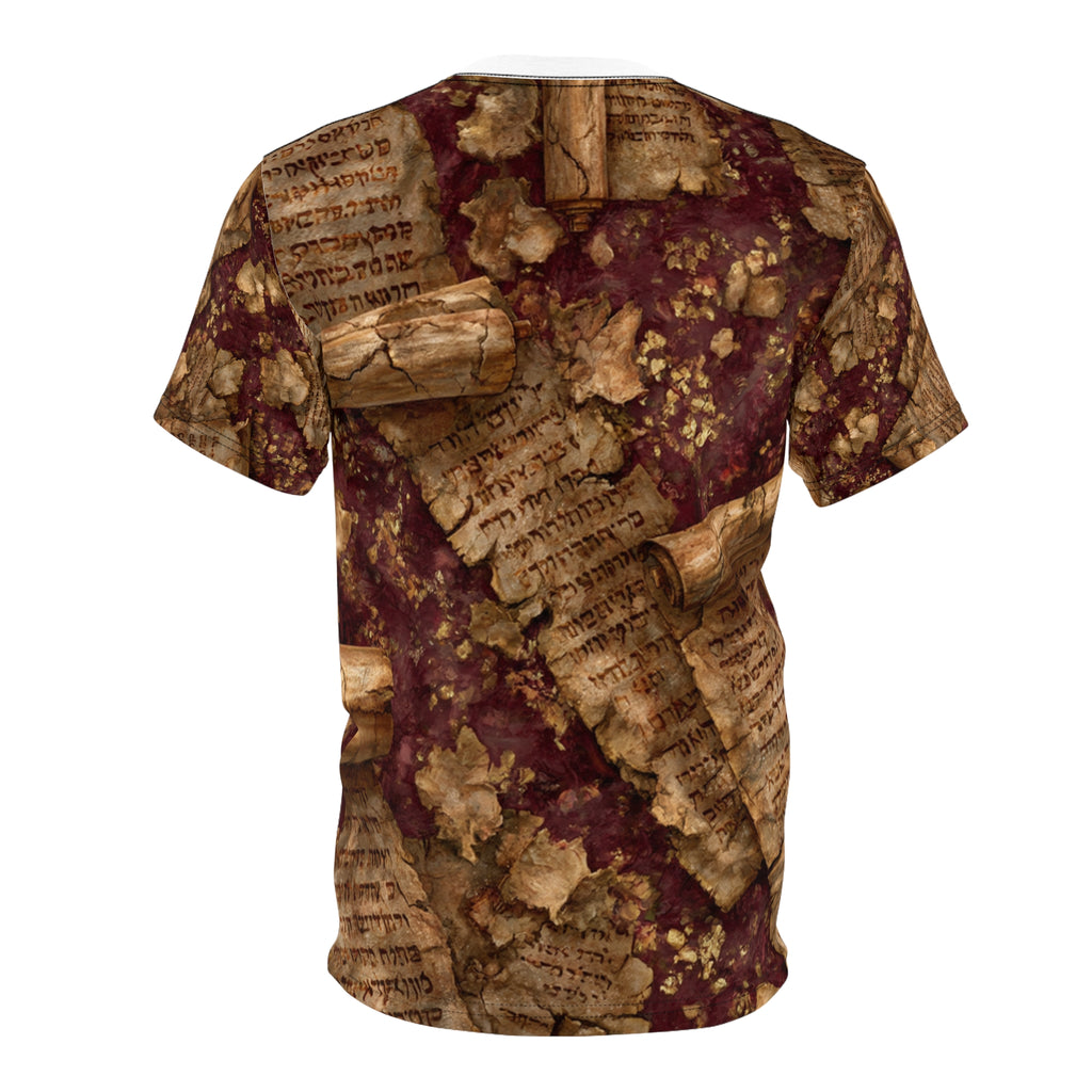 Burgundy Oxblood Dead Sea Scrolls T-Shirt