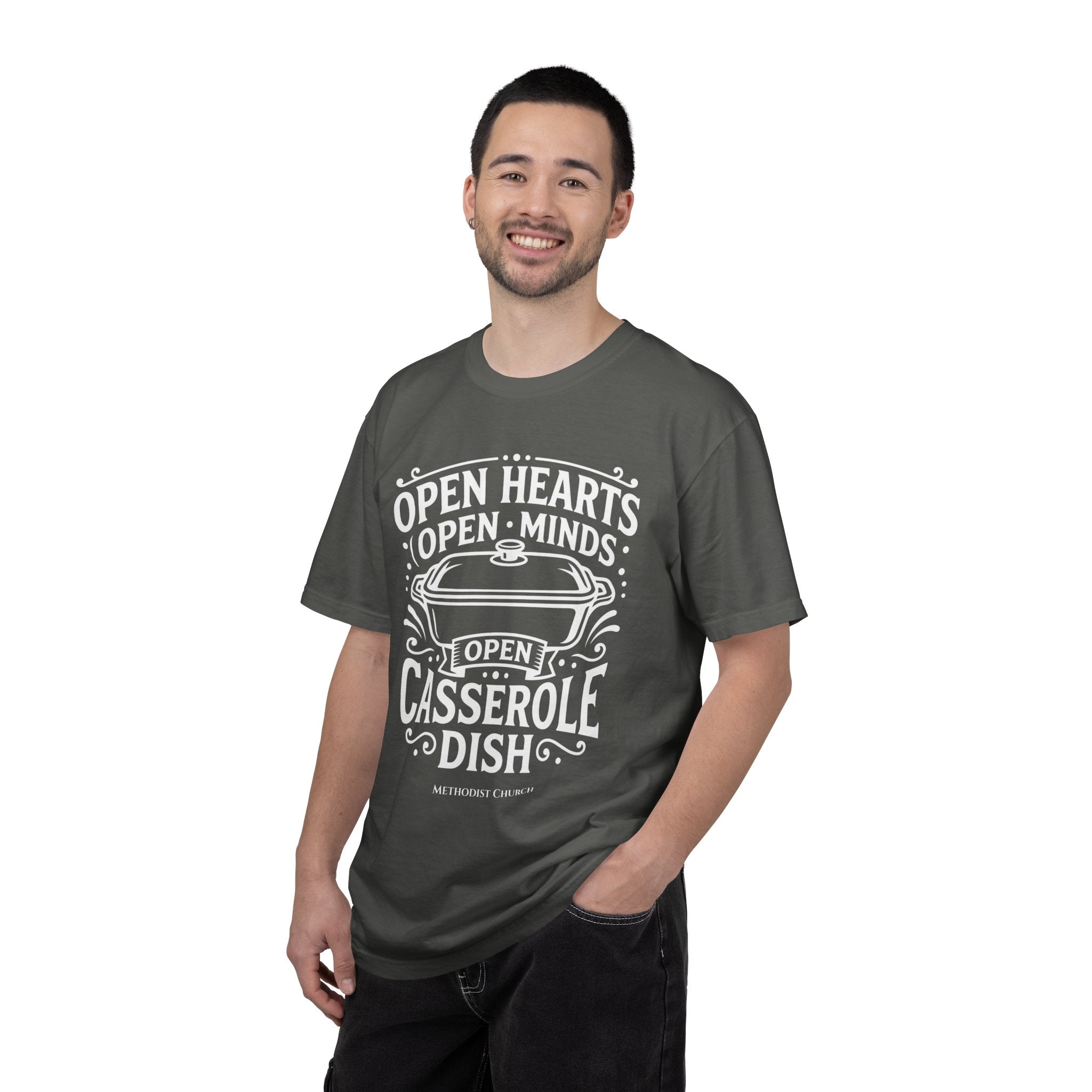 METHODIST T-Shirt: Open Hearts, Open Minds, Open Casserole Dish