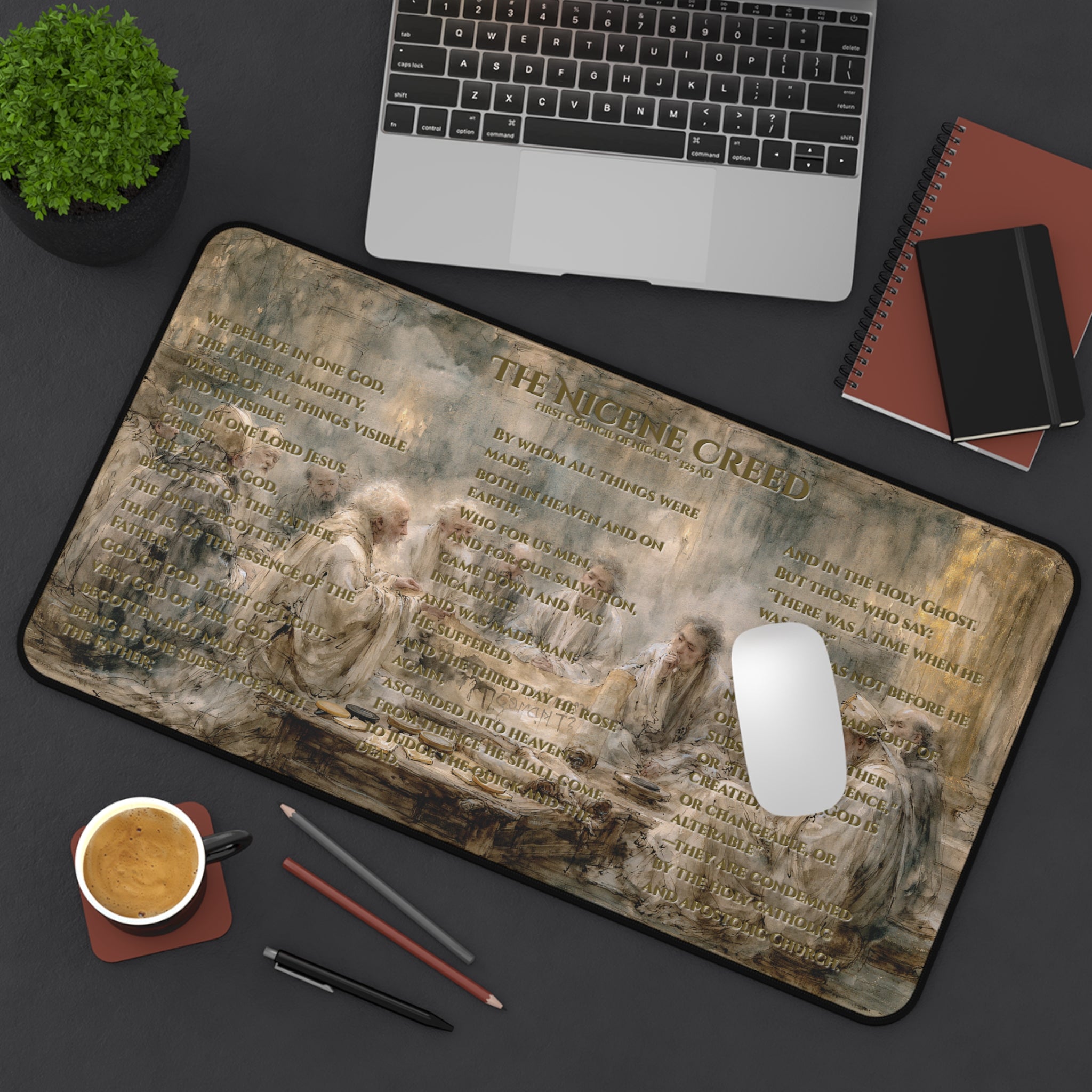 Nicene Creed Desk Mat, First Council of Nicaea 325AD