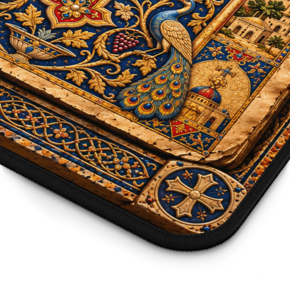 Syriac Peshitta John 1:1 Desk Mat