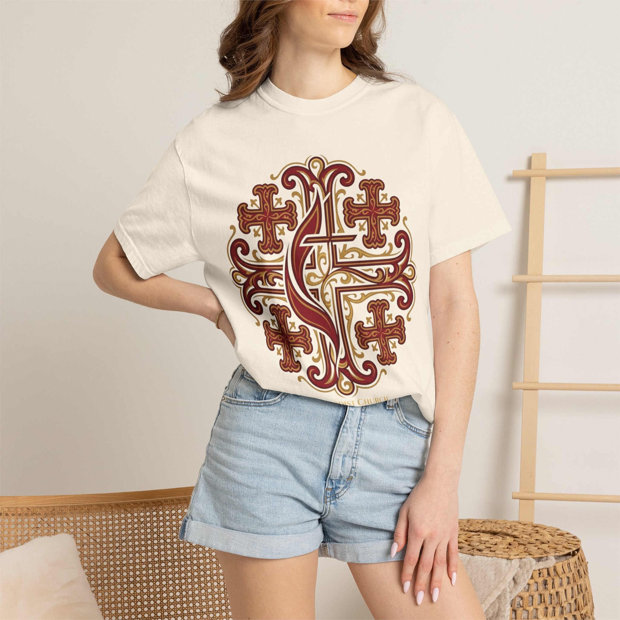 METHODIST T-Shirt: Jerusalem Cross