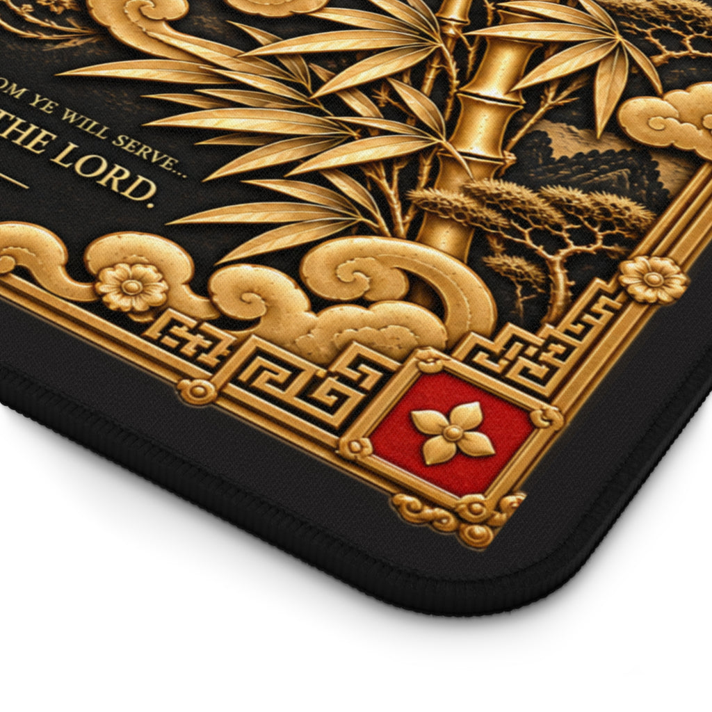 Asian Inspired Family of the Lord Desk Mat