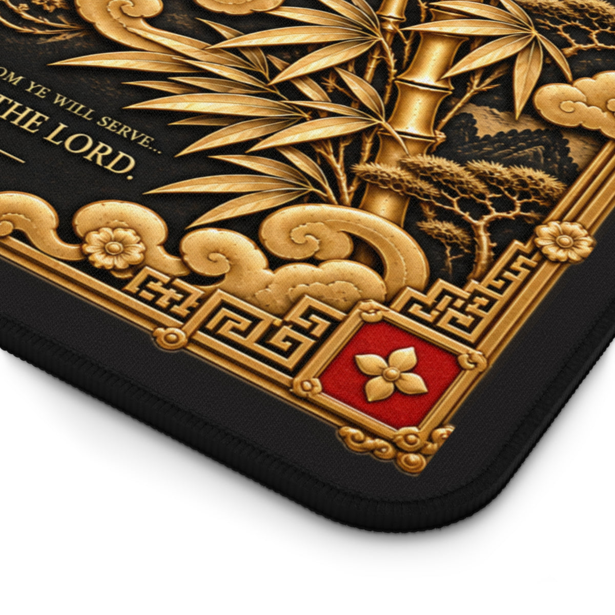 Asian Inspired Family of the Lord Desk Mat